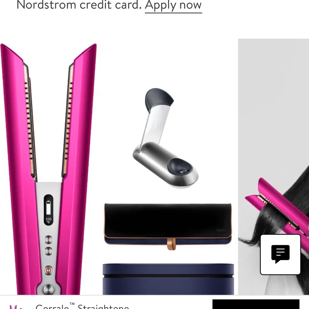 Brand new in box Dyson hair straightener